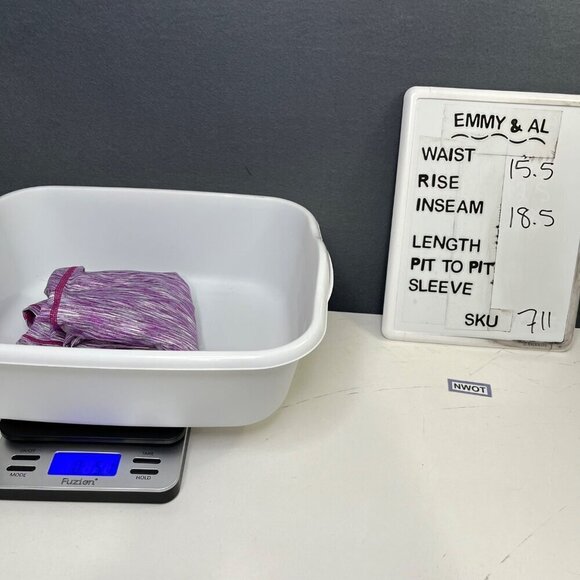 PrAna Womens Leanne Pull On Athletic Skirt Size M Purple Fold Over Spacedye NWOT - Picture 11 of 11